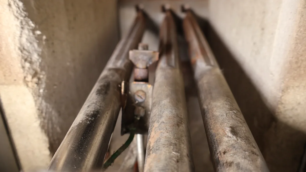 Inside of a boiler system