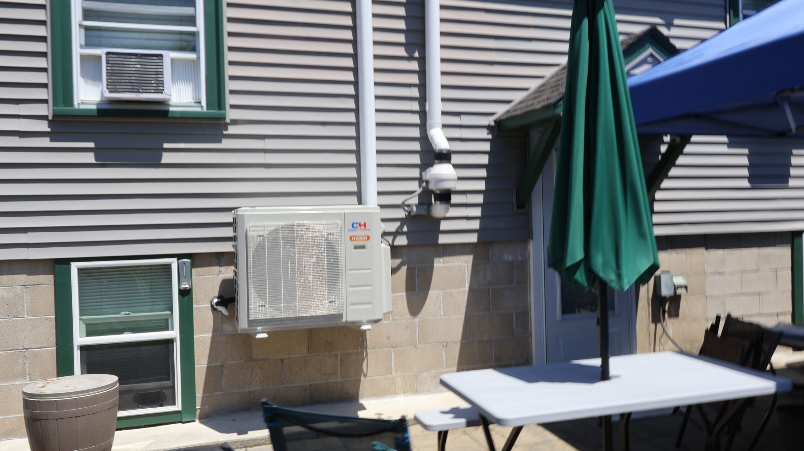 Taunton mini split and gas line conversion work