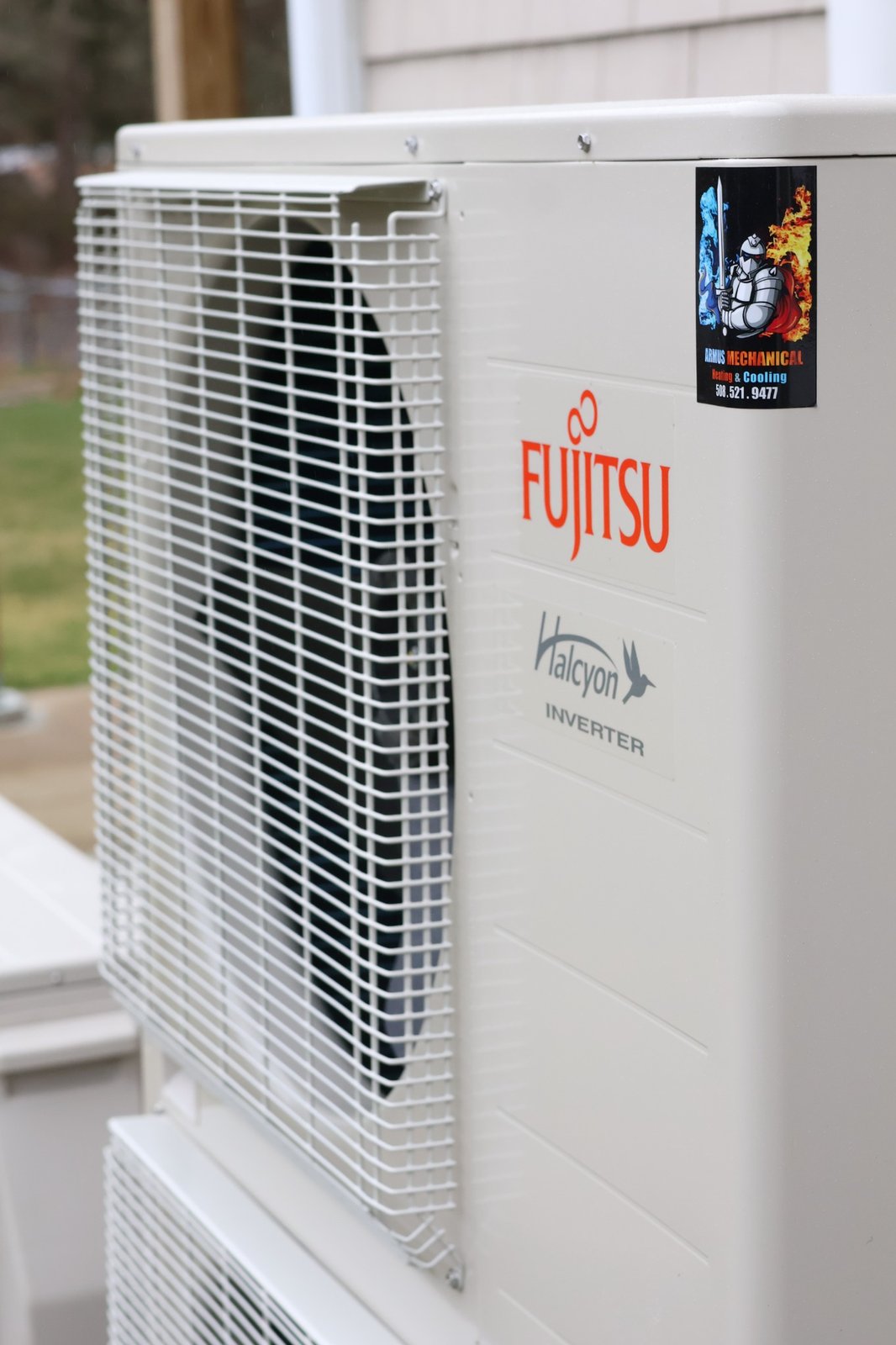 Fujitsu mini split unit installed by Armus Mechanical