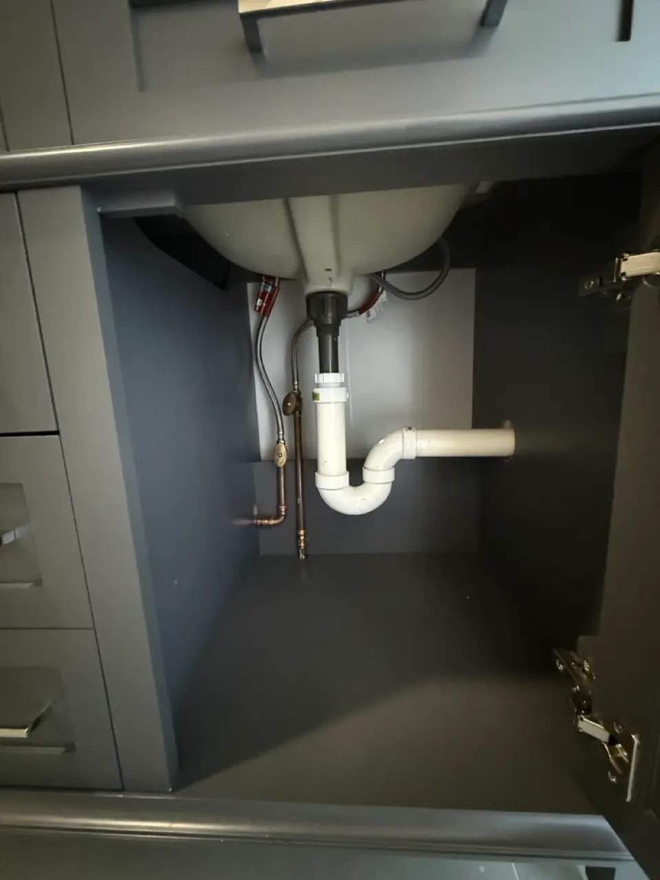 Oil tank before conversion