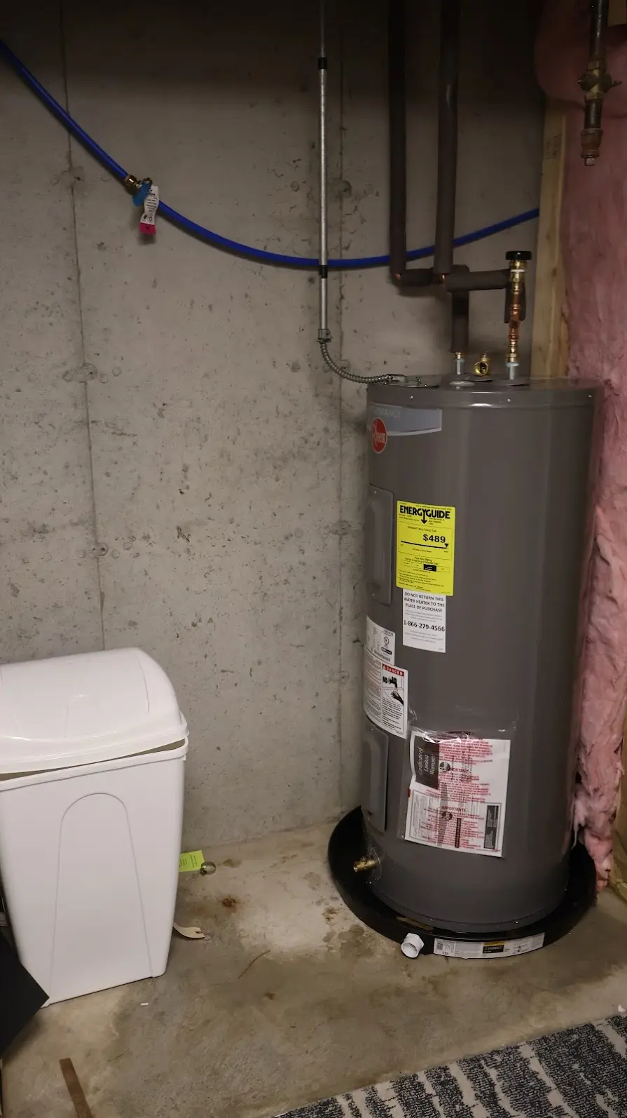 New water heater system with boiler