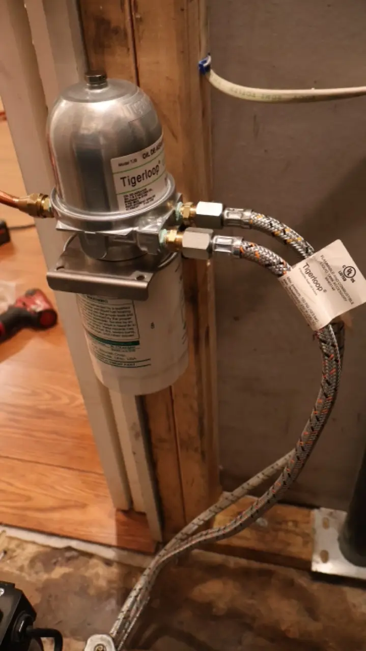 Tigerloop system for oil-fired equipment